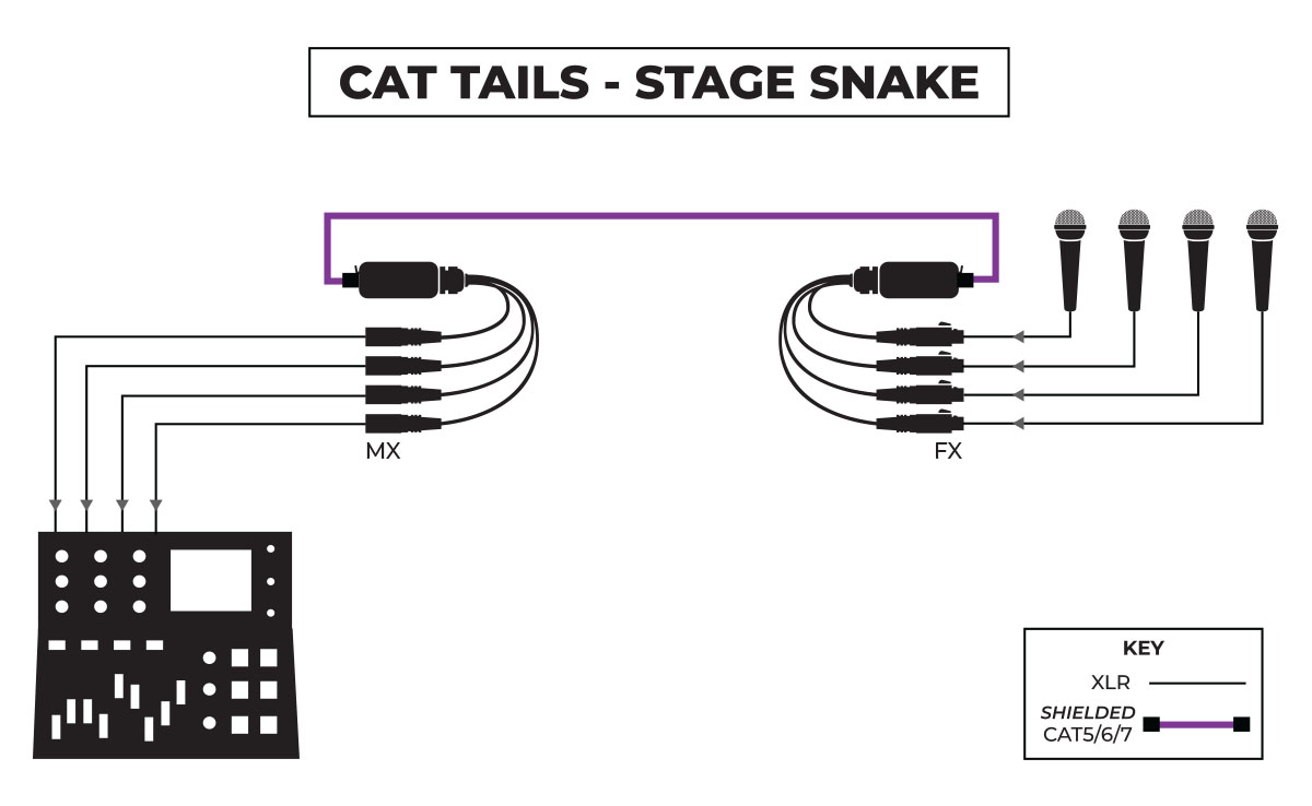 CAT Tails Stage Snake Application